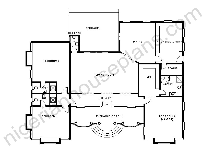 3 & 4 Bedroom Bungalow (Ref: 3011)