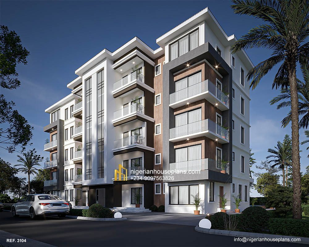 2 and 3 bedroom block of flats (Ref.3104)