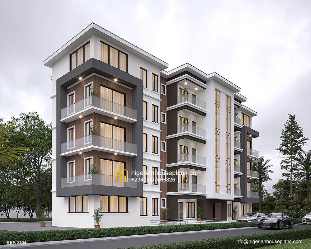 2 and 3 bedroom block of flats (Ref.3104)