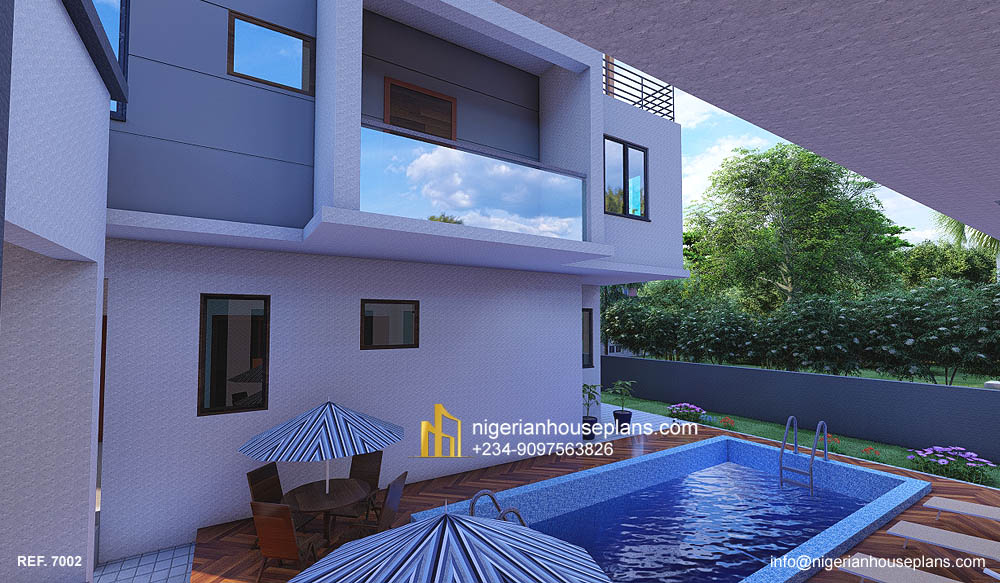7 bedroom duplex with pent floor (Ref. 7002)