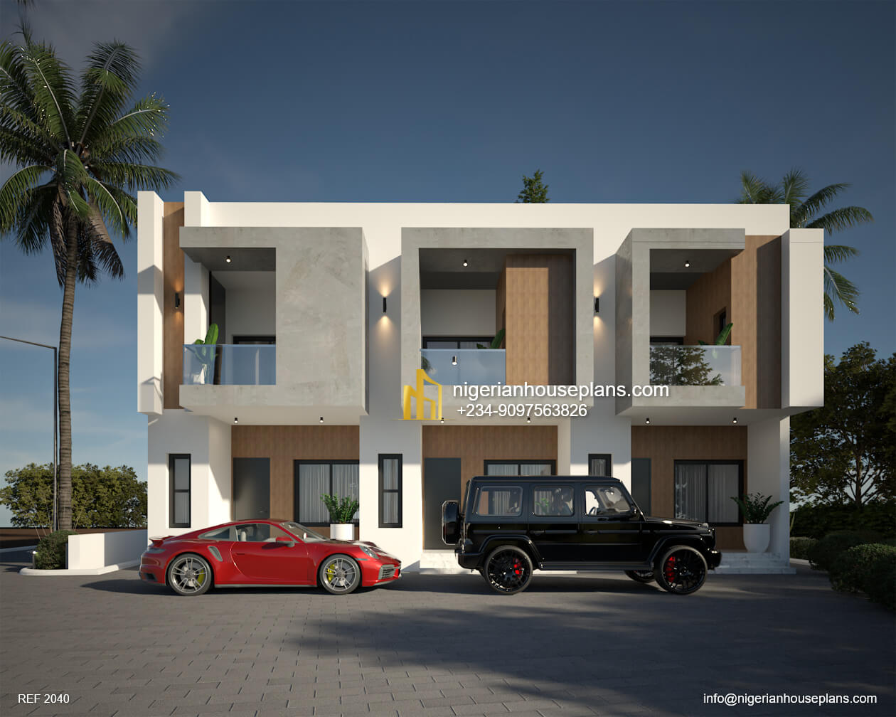 2 bedroom terrace apartments (Ref. 2040)